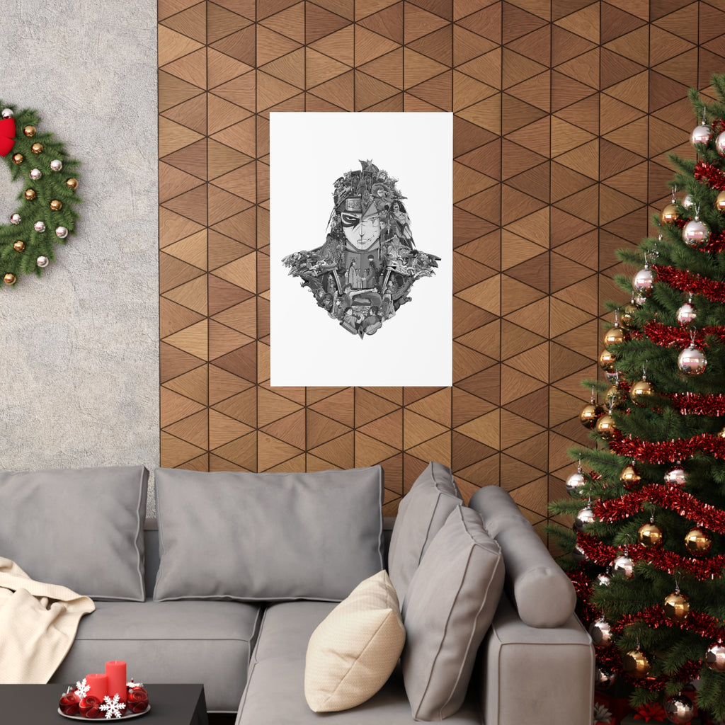 HASHIRAMA - MADARA BLACK & WHITE POSTER HASHIRAMA - MADARA BLACK & WHITE POSTER