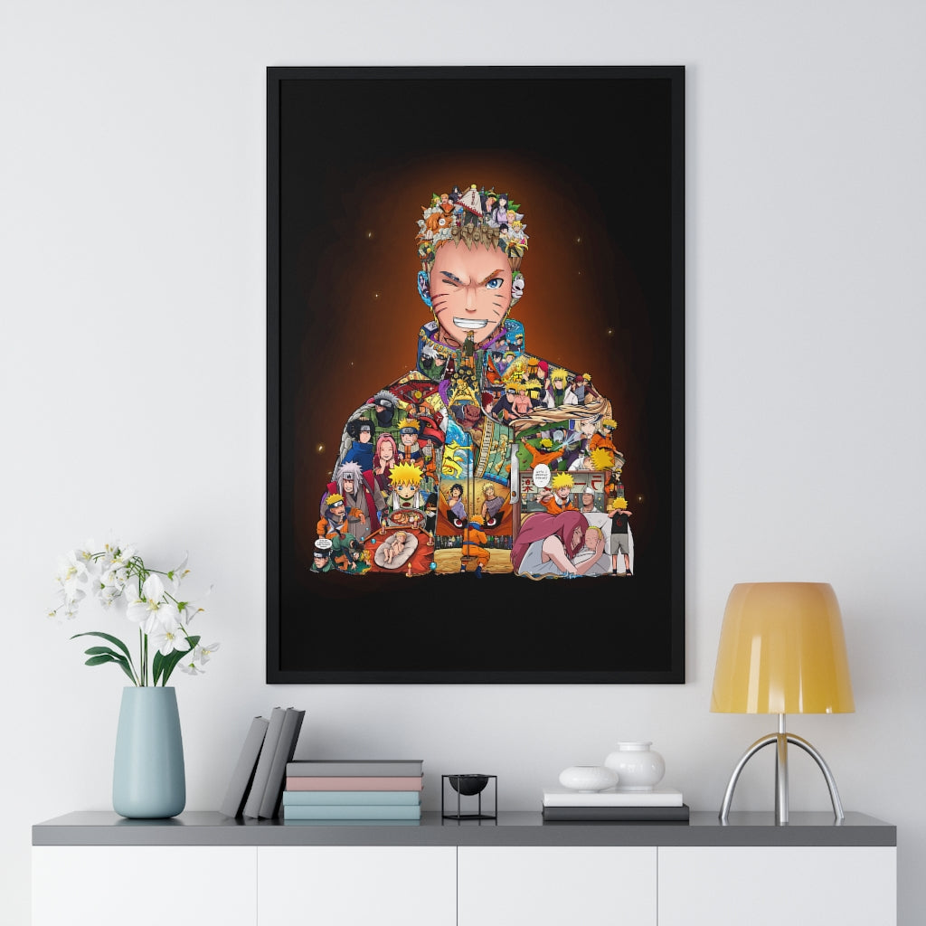 NARUTO COLOR FRAMED POSTER NARUTO COLOR FRAMED POSTER
