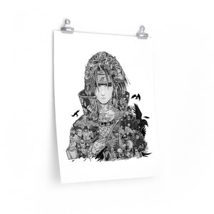 ITACHI BLACK & WHITE POSTER ITACHI BLACK & WHITE POSTER