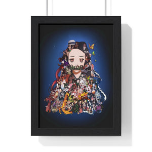 NEZUKO COLOR FRAMED POSTER NEZUKO COLOR FRAMED POSTER
