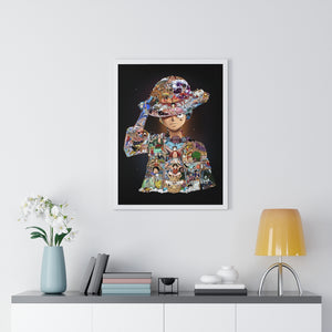 LUFFY COLOR FRAMED POSTER LUFFY COLOR FRAMED POSTER