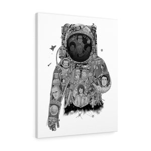 ASTRONAUT BLACK & WHITE CANVAS ASTRONAUT BLACK & WHITE CANVAS