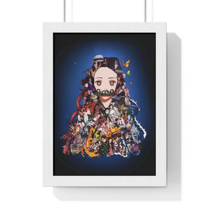NEZUKO COLOR FRAMED POSTER NEZUKO COLOR FRAMED POSTER