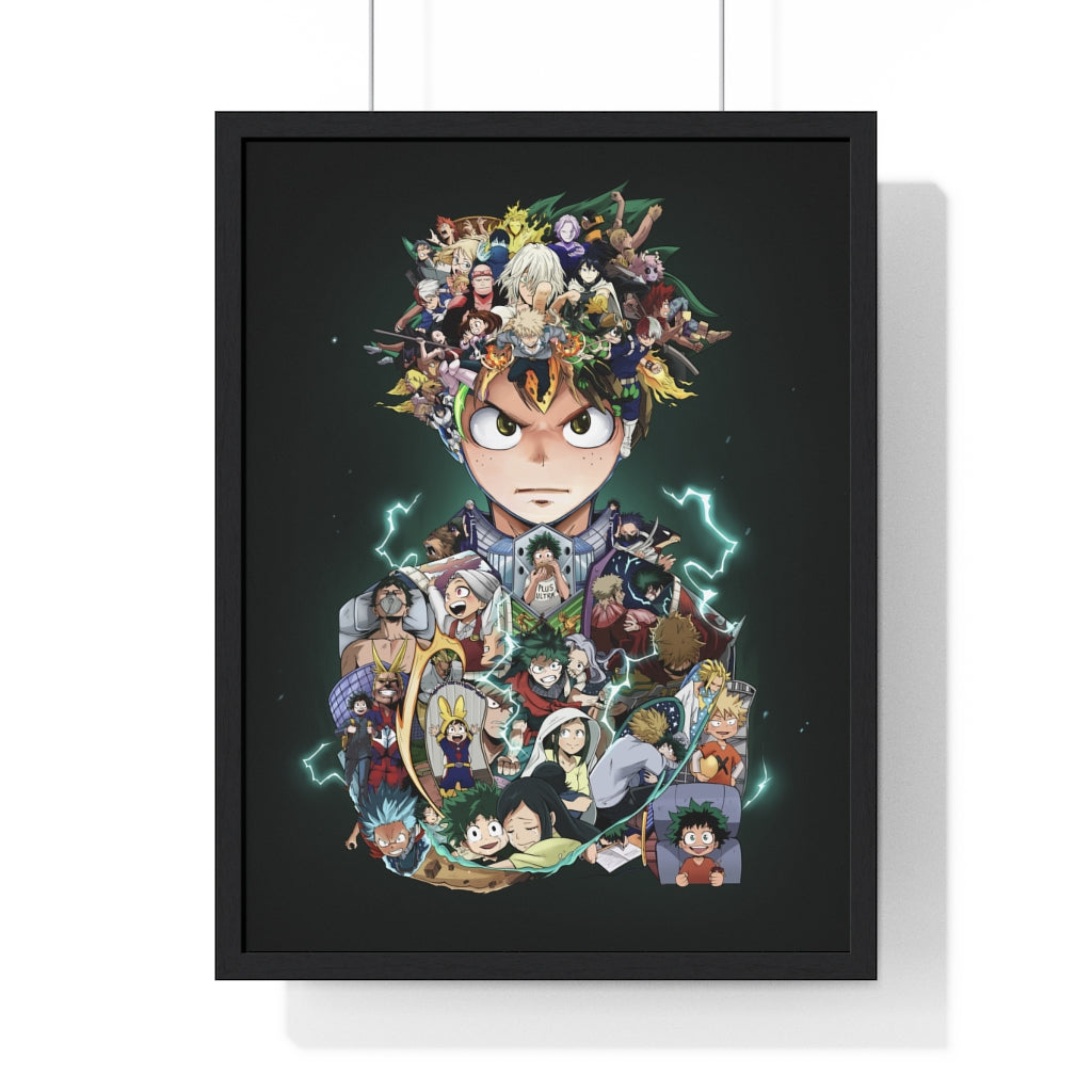 DEKU COLOR FRAMED POSTER DEKU COLOR FRAMED POSTER