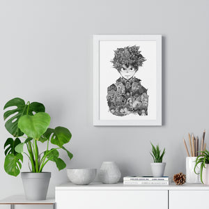 DEKU BLACK & WHITE FRAMED POSTER DEKU BLACK & WHITE FRAMED POSTER