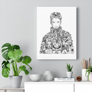 NARUTO BLACK & WHITE CANVAS NARUTO BLACK & WHITE CANVAS
