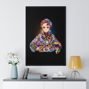 TANJIRO COLOR FRAMED POSTER TANJIRO COLOR FRAMED POSTER