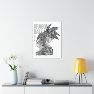 GOKU VEGETA BLACK & WHITE CANVAS GOKU VEGETA BLACK & WHITE CANVAS