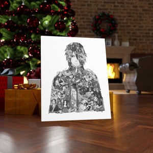 SASUKE BLACK & WHITE CANVAS SASUKE BLACK & WHITE CANVAS