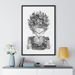 GOHAN BLACK & WHITE FRAMED POSTER GOHAN BLACK & WHITE FRAMED POSTER