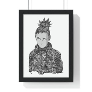 SHIKAMARU BLACK & WHITE FRAMED POSTER SHIKAMARU BLACK & WHITE FRAMED POSTER