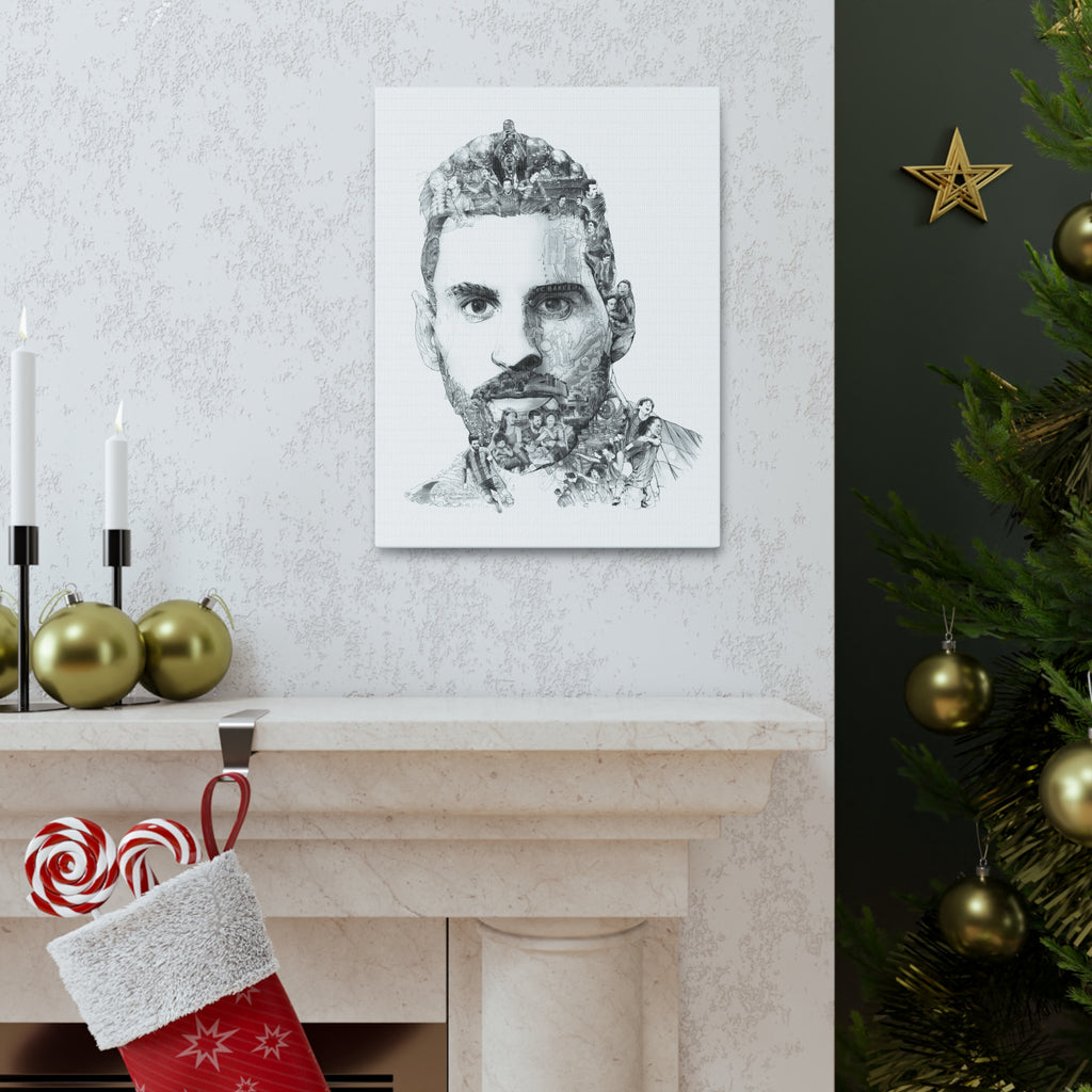 MESSI BLACK & WHITE CANVAS MESSI BLACK & WHITE CANVAS
