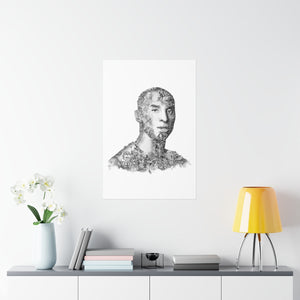 KOBE BRYANT BLACK & WHITE POSTER KOBE BRYANT BLACK & WHITE POSTER