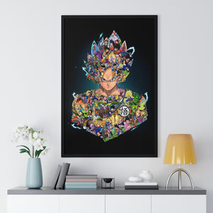 GOKU COLOR FRAMED POSTER GOKU COLOR FRAMED POSTER