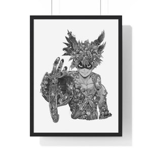 BAKUGO BLACK & WHITE FRAMED POSTER BAKUGO BLACK & WHITE FRAMED POSTER