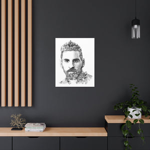 MESSI BLACK & WHITE CANVAS MESSI BLACK & WHITE CANVAS