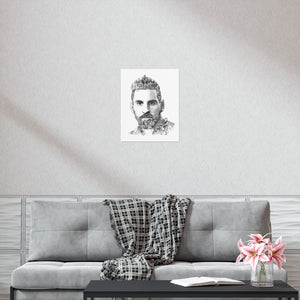 MESSI BLACK & WHITE POSTER MESSI BLACK & WHITE POSTER