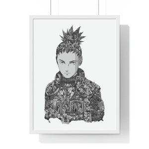 SHIKAMARU BLACK & WHITE FRAMED POSTER SHIKAMARU BLACK & WHITE FRAMED POSTER