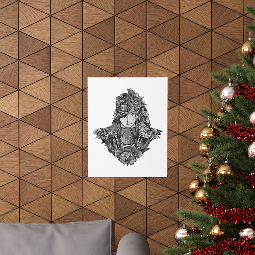HASHIRAMA - MADARA BLACK & WHITE POSTER HASHIRAMA - MADARA BLACK & WHITE POSTER