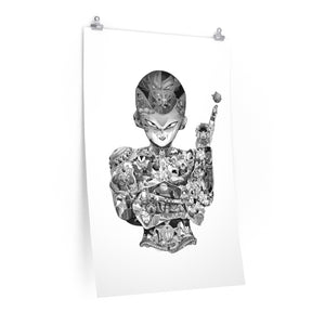 FRIEZA BLACK & WHITE POSTER FRIEZA BLACK & WHITE POSTER