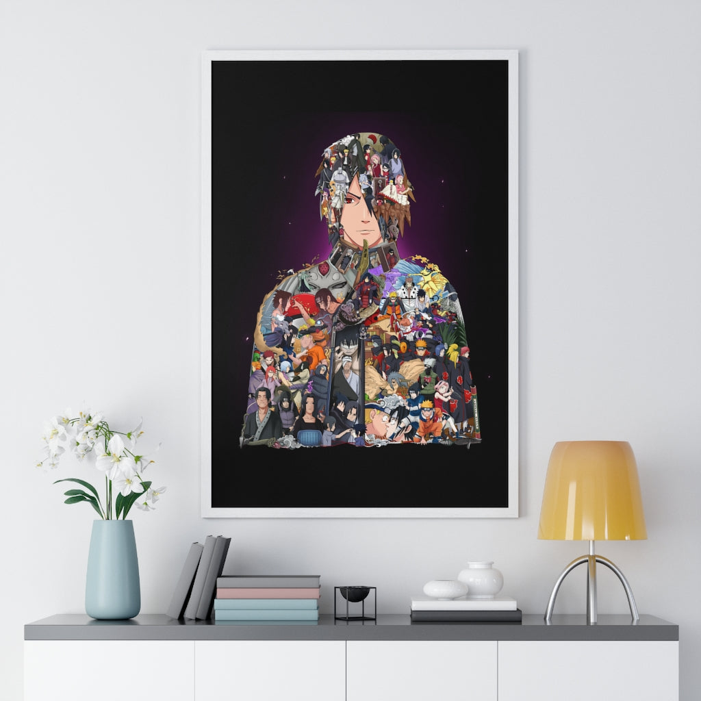SASUKE COLOR FRAMED POSTER SASUKE COLOR FRAMED POSTER