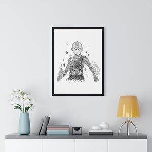 AANG BLACK & WHITE FRAMED POSTER AANG BLACK & WHITE FRAMED POSTER