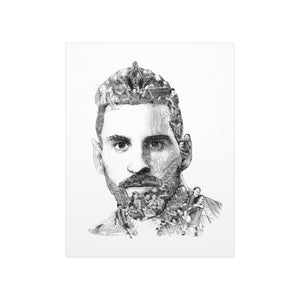 MESSI BLACK & WHITE POSTER MESSI BLACK & WHITE POSTER
