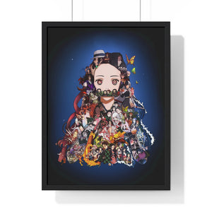 NEZUKO COLOR FRAMED POSTER NEZUKO COLOR FRAMED POSTER