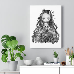 NEZUKO BLACK & WHITE CANVAS NEZUKO BLACK & WHITE CANVAS