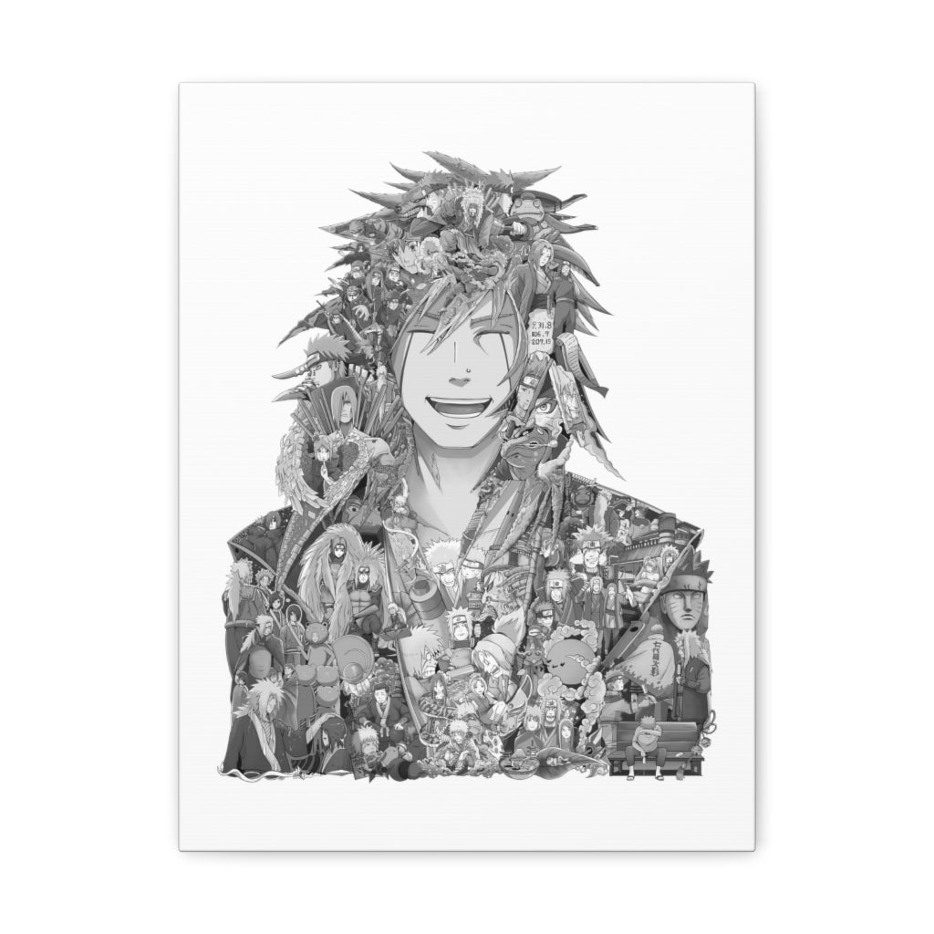 JIRAIYA BLACK & WHITE CANVAS JIRAIYA BLACK & WHITE CANVAS