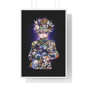 KILLUA COLOR FRAMED POSTER KILLUA COLOR FRAMED POSTER