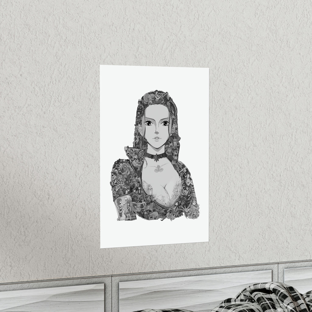 ROBIN BLACK & WHITE POSTER ROBIN BLACK & WHITE POSTER