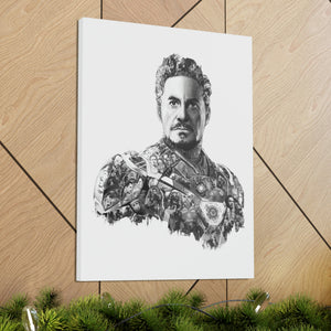 IRON MAN BLACK & WHITE CANVAS IRON MAN BLACK & WHITE CANVAS