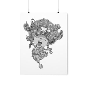 CHOPPER BLACK & WHITE POSTER CHOPPER BLACK & WHITE POSTER