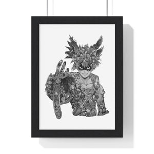 BAKUGO BLACK & WHITE FRAMED POSTER BAKUGO BLACK & WHITE FRAMED POSTER
