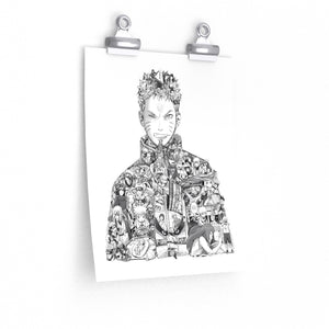 NARUTO BLACK & WHITE POSTER NARUTO BLACK & WHITE POSTER