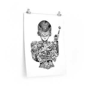 FRIEZA BLACK & WHITE POSTER FRIEZA BLACK & WHITE POSTER