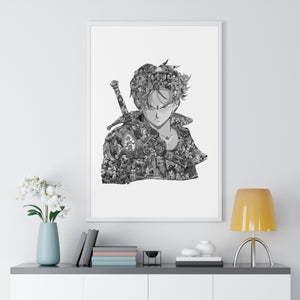 TRUNKS BLACK & WHITE FRAMED POSTER TRUNKS BLACK & WHITE FRAMED POSTER