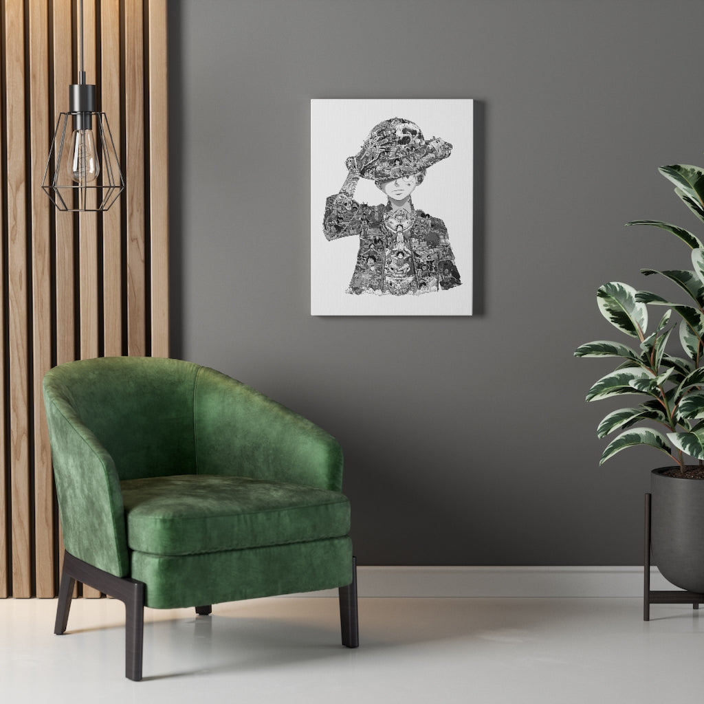 LUFFY BLACK & WHITE CANVAS LUFFY BLACK & WHITE CANVAS