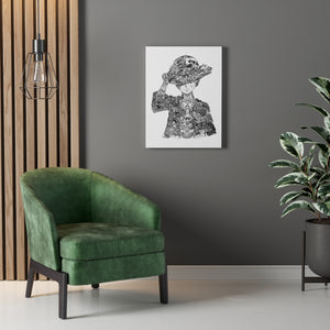 LUFFY BLACK & WHITE CANVAS LUFFY BLACK & WHITE CANVAS