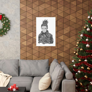 SHIKAMARU BLACK & WHITE POSTER SHIKAMARU BLACK & WHITE POSTER