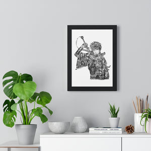 ICHIGO BLACK & WHITE FRAMED POSTER ICHIGO BLACK & WHITE FRAMED POSTER