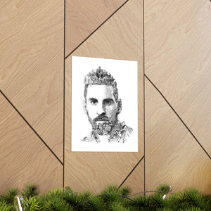 MESSI BLACK & WHITE POSTER MESSI BLACK & WHITE POSTER