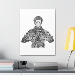SUKUNA BLACK & WHITE CANVAS SUKUNA BLACK & WHITE CANVAS