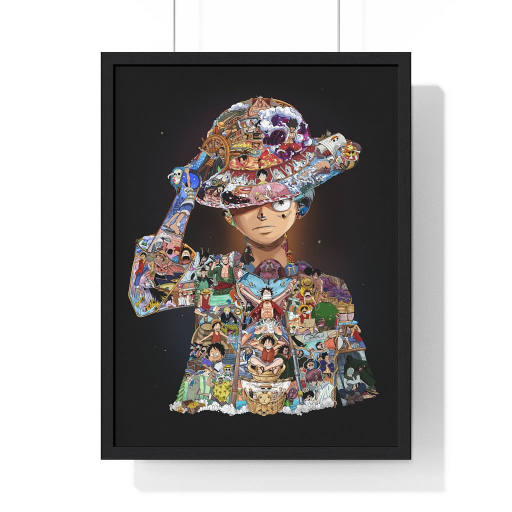 LUFFY COLOR FRAMED POSTER LUFFY COLOR FRAMED POSTER