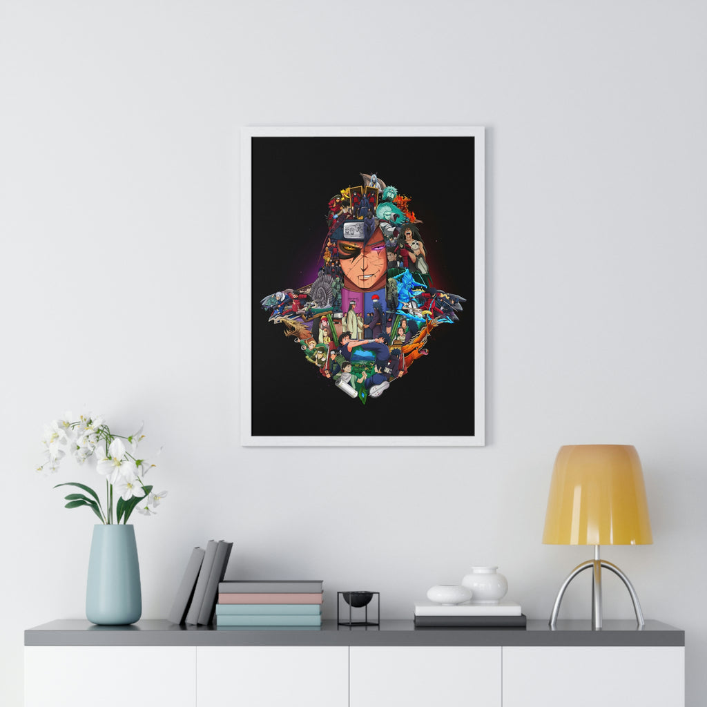 HASHIRAMA - MADARA COLOR FRAMED POSTER HASHIRAMA - MADARA COLOR FRAMED POSTER