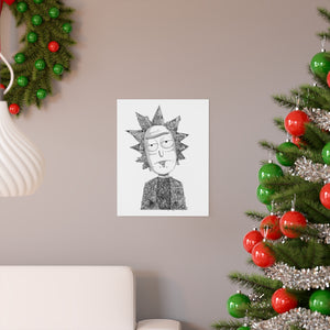 RICK BLACK & WHITE POSTER RICK BLACK & WHITE POSTER