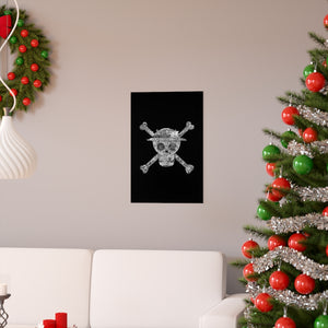 MUGIWARA JOLLY ROGER BLACK & WHITE POSTER MUGIWARA JOLLY ROGER BLACK & WHITE POSTER
