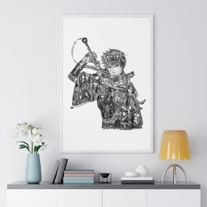 ICHIGO BLACK & WHITE FRAMED POSTER ICHIGO BLACK & WHITE FRAMED POSTER
