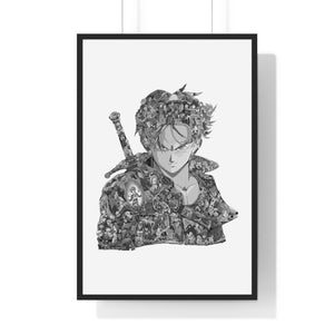 TRUNKS BLACK & WHITE FRAMED POSTER TRUNKS BLACK & WHITE FRAMED POSTER